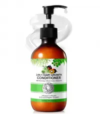 Balsam de Par 3 in 1 cu Ulei de Rozmarin, Ricin, Batana pentru Cresterea Parului, NOVA KISS 300 ml