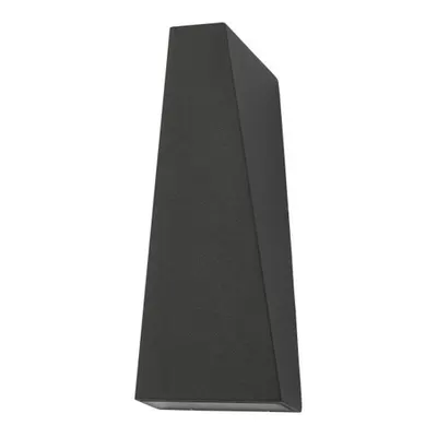 Aplica Paco Outdoor 2 Light Wall Light Matt Grey IP65 LED