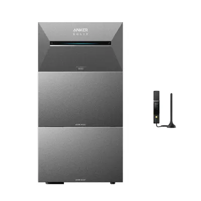 Kit Anker SOLIX Solarbank 3 E2700 Pro cu 2 baterii BP5000