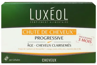 Complex pentru căderea progresivă a părului, 90 capsule, Luxéol