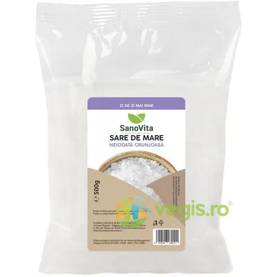 Sare de Mare Grunjoasa Neiodata 500g