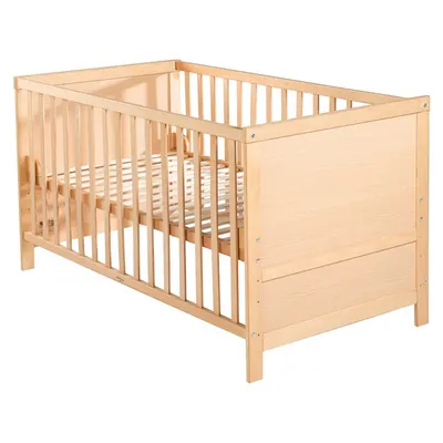 Pătuț în culoare naturală 70x140 cm – Roba