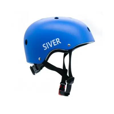 Cască de bicicletă reglabilă SIVER mărime L albastră