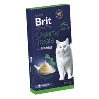 Brit Premium by Nature Cat Creamy Treats with Rabbit 6x15 g