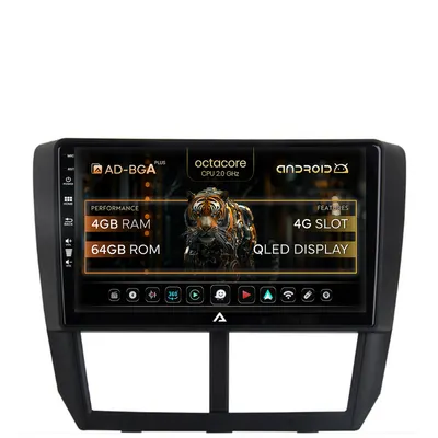 Navigatie Subaru Forester (2007-2013), Android, A-Octacore 4GB RAM + 64GB ROM, 9 Inch - AD-BGA9004+AD-BGRKIT333