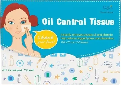 Cettua Tampoane anti-unsoare Oil Control, 50 buc