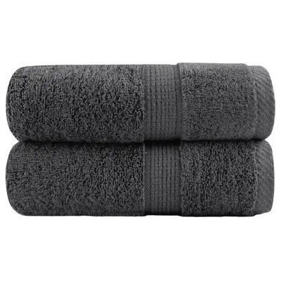 Gossi prosoape maini premium solund 2 buc antracit 30x30cm 600gsm