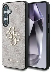 Husă Guess - Metal Logo, Galaxy S25 Plus, roz