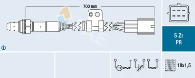Sonda lambda MAZDA 6 1.8 2.0 2.5 intre 2007-2013