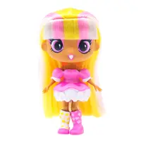 Păpușă Mini Decora Regina 13 cm cu Accesorii – Păpușă de Personalizat, Peste 40 Surprize, păr lung, colecția Decora Girlz