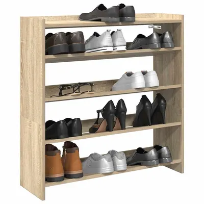 Gossi pantofar, stejar sonoma, 80x25x81 cm, lemn prelucrat