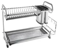 Suport dublu pentru uscare tacâmuri Inter Ceramic - 38.5 x 67 x 25.2 cm