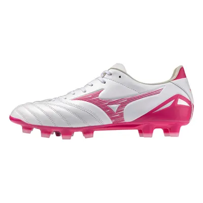 Mizuno Morelia Neo IV Pro Ghete de fotbal Alb și fuchsia