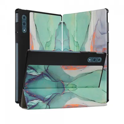 Husa pentru Lenovo Yoga Tab Plus, Techsuit, FoldPro Green Time, Multicolor