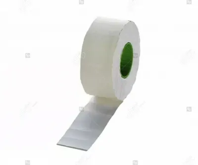 Etichete de pret albe rectangulare, 26 x 16 mm, 1000 buc rola