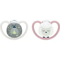 NUK Perfect Match Air Night 0-6 m suzetă