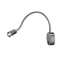 Corp iluminat de perete, aplica, DIO FLEX PLATE display lumini, crom lumina de perete, cu LED-uri, 4000K, crom,