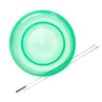 Joc de indemanare Farfurie de jonglat + bete - Acrobat spinning plate pro - Verde