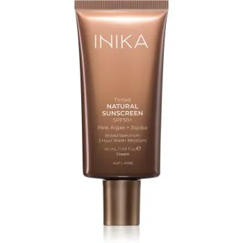 INIKA Organic Tinted Natural Sunscreen lotiune de plaja tonifianta SPF 50+
