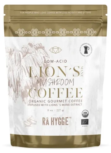 Cafea gourmet Arabica cu coamă de leu, măcinată pentru espresso, 227 g, Ra Hygge
