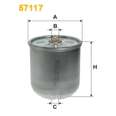 Filtru ulei WIX FILTERS 57117