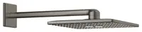 Dus fix Grohe Rainshower 310 Cube 26479AL0, montare pe perete, 2 pulverizari, 31 cm, anti-calcar, necesita valva incastrata, Mat, Grafit / Hard graphite