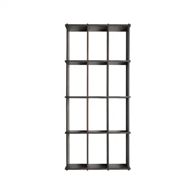 Raft în culoare naturală închisă etajat din lemn de frasin 58 cm Grid – OYOY Living Design