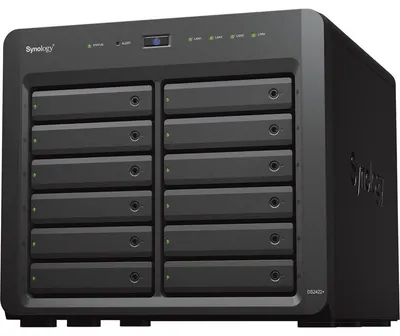 Dispozitiv NAS Synology - DiskStation DS2422+, 12-bay, 1Gbps, negru