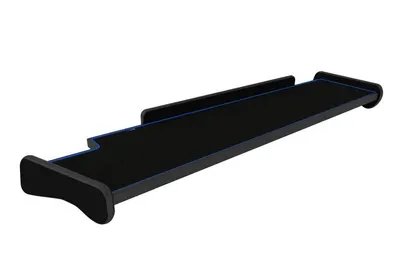 Masa lunga bord camion compatibila cu MAN TGX (01.2007-12.2020), Negru cu cusatura albastra