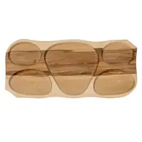 Platou cu 5 Compartimente, Lemn, 63 x 8 x 2.5 cm
