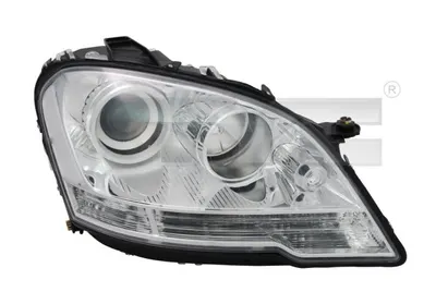 Far dreapta (H7, reglaj electric, cu motoras, fundal cromat) MERCEDES Clasa M (W164)