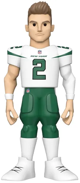 Statuetă Funko Gold Sports: NFL - Zach Wilson (New York Jets), 13 cm