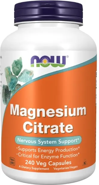 Magnesium Citrate, 240 capsule, Now