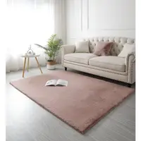 Covor Blanita Roz, Antiderapant, 50 cm x 80 cm, Soft Lop 020