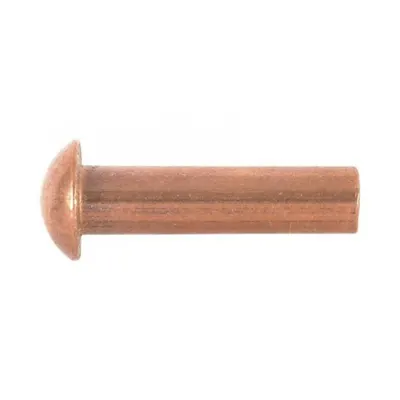 Nit Cap Semirotund DIN 660 Cupru, 6 x 25