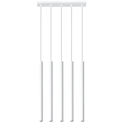 Lampa suspendata PASTELO 5 alb