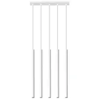 Lampa suspendata PASTELO 5 alb