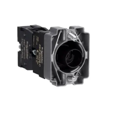 Bloc luminos cu corp si element de fixare, Easy Harmony XB2, metal, fara LED BA9S bulb, 0...380V AC, 1NO