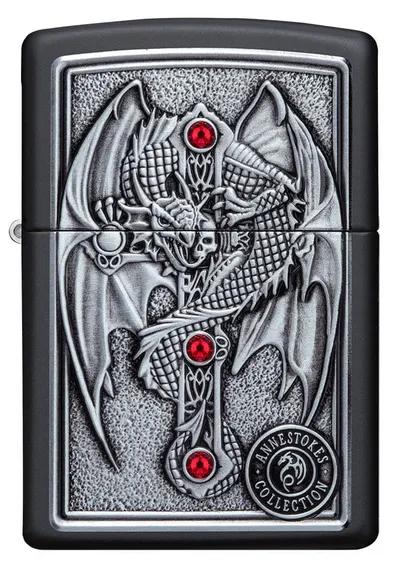 Bricheta Zippo - Anne Stokes, Gothic Guardian Emblem