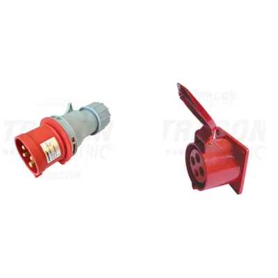 Pachet Conectare Industriala Sigura: Fisa cu Presetupe si Priza Incorporabila Dreapta TICS 32A 400V