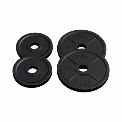 Set discuri Olympia Ø 50/51 mm fontă 30 kg |2 x 5kg + 2 x 10 kg