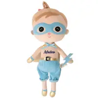 Papusa personalizata de plus Super Boy cu Pelerina (XL)