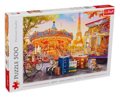 Puzzle Trefl din 500 de piese - Paris