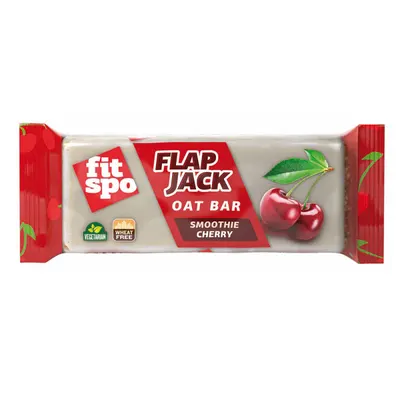 Baton de ovaz Smoothie Cherry Flapjack, 90g, FitSpo