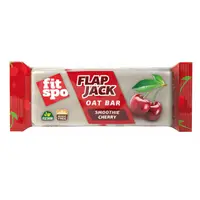 Baton de ovaz Smoothie Cherry Flapjack, 90g, FitSpo