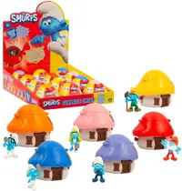 Set de joc Giochi Preziosi - Smurfs, casa figurina surpriza, sortiment