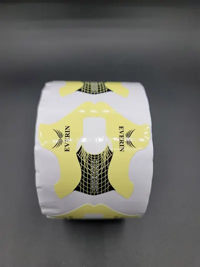 Sabloane unghii Everin yellow rola 500buc.-U109