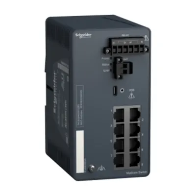 Modicon Intreruptor, 8 porturi pentru cupru