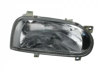 Far dreapta (H4, electric, fundal argintiu) VW GOLF III