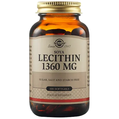 Lecitina 1360mg, 100 capsule, Solgar